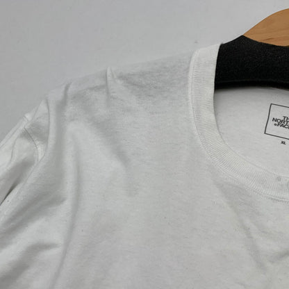【中古品】【メンズ】 THE NORTH FACE L S FLOWER LOGO ザ・ノースフェイス 長袖Tシャツ フラワーロゴ ブランド 古着 144-260808-gm-19-fuzh サイズ：XL カラー：ホワイト 万代Net店