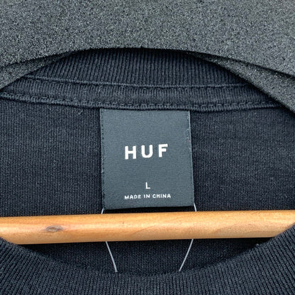 【中古品】【メンズ】 HUF CHROME DREAMS TEE BLACK HUF WORLDWIDE ハフ 半袖Tシャツ カットソー ブランド 古着 142-260808-gm-30-fuzh サイズ：L カラー：ブラック 万代Net店