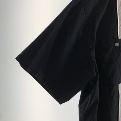 【中古品】【メンズ】 HUF ハフ URETHANE WORK SHIRT ウレタン ワーク シャツ バックに虎タイヤ 142-260803-ny-17-fuzh サイズ：L カラー：ブラック 万代Net店