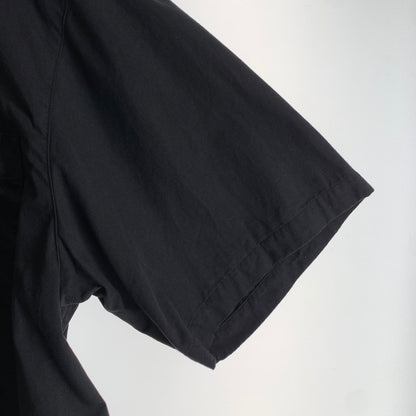 【中古品】【メンズ】 HUF ハフ URETHANE WORK SHIRT ウレタン ワーク シャツ バックに虎タイヤ 142-260803-ny-17-fuzh サイズ：L カラー：ブラック 万代Net店