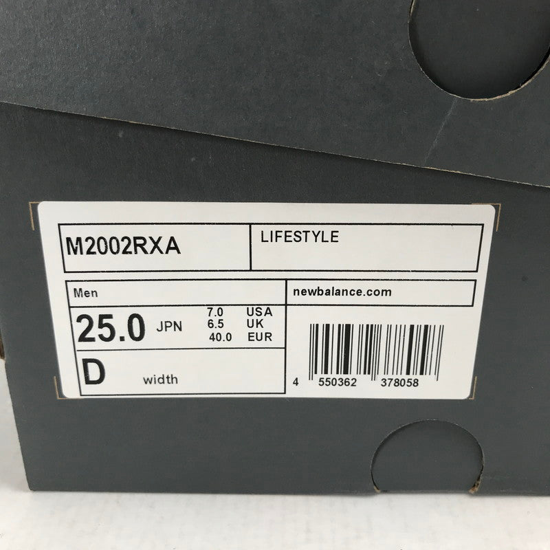 【中古品】【メンズ】 NEWBALANCE ニューバランス M2002RXA GORE-TEX ゴアテックス スニーカー シューズ 靴 162-260821-mh-02-fuzh サイズ：25cm カラー：チャコール 万代Net店