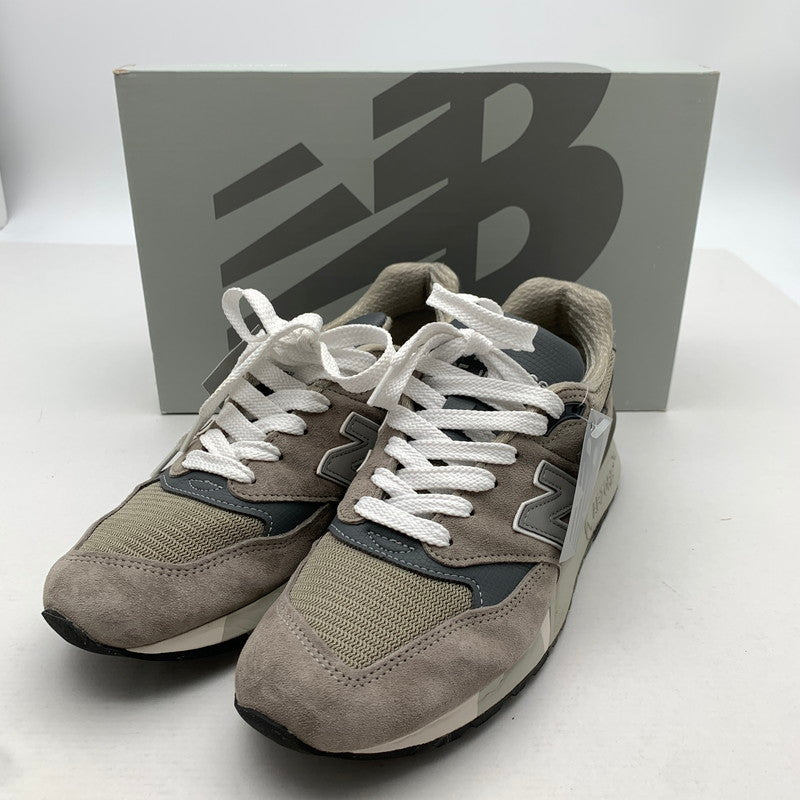 【中古品】【メンズ/レディース】 NEWBALANCE ニューバランス U998GR 箱付属 靴 162-260731-ny-05-fuzh サイズ：25.0㎝ カラー：グレー 万代Net店