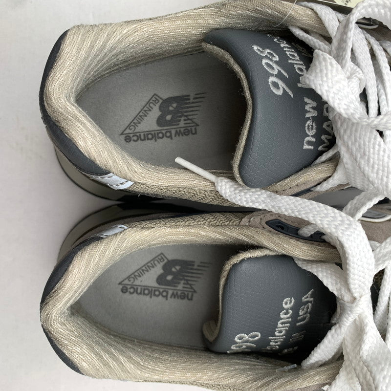 【中古品】【メンズ/レディース】 NEWBALANCE ニューバランス U998GR 箱付属 靴 162-260731-ny-05-fuzh サイズ：25.0㎝ カラー：グレー 万代Net店