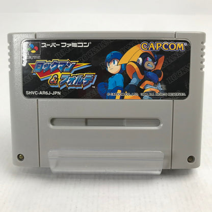 【中古品】 ソフトのみ SFC ロックマン＆フォルテ ロックマン スーパーファミコン スーファミ レトロゲーム 動作確認済 023-260731-io-12-fuzh 万代Net店