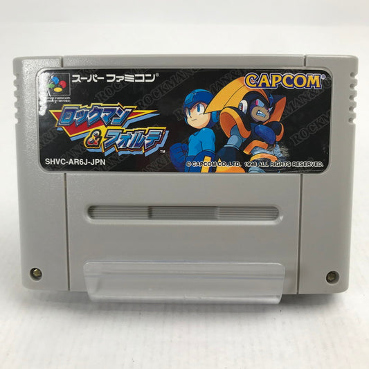 【中古品】 ソフトのみ SFC ロックマン＆フォルテ ロックマン スーパーファミコン スーファミ レトロゲーム 動作確認済 023-260731-io-12-fuzh 万代Net店