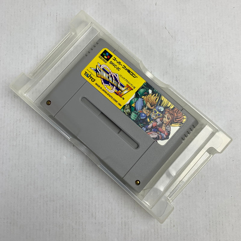 【中古品】 SFC SONIC BLASTMAN2 ソニックブラストマン2 スーパーファミコン スーファミ レトロゲーム ※ソフト汚れ・箱傷み・インナーケース傷み・取説欠品 動作確認済 023-260731-io-01-fuzh 万代Net店