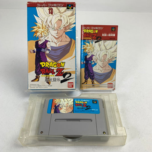 【中古品】 SFC ドラゴンボールZ超武闘伝2 ドラゴンボール スーパーファミコン スーファミ レトロゲーム ※ソフト汚れ・取説傷み・インナーケース傷み・箱傷みあり 動作確認済 023-260731-io-06-fuzh 万代Net店