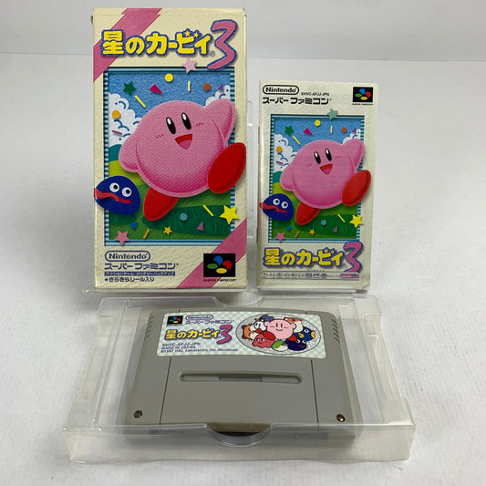 【中古品】 SFC 星のカービィ3 カービィ スーパーファミコン スーファミ レトロゲーム ※ソフト汚れ・取説傷み・箱傷みあり 動作確認済 023-260731-io-04-fuzh 万代Net店
