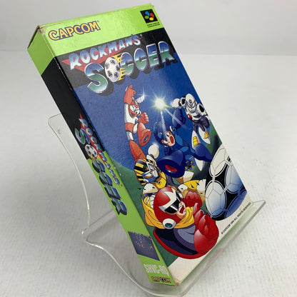 【中古品】 SFC ロックマンズサッカー ロックマン スーパーファミコン スーファミ レトロゲーム ※ソフト汚れ・取説傷み・インナーケース割れ・箱傷み・汚れあり 動作確認済 023-260731-io-05-fuzh 万代Net店