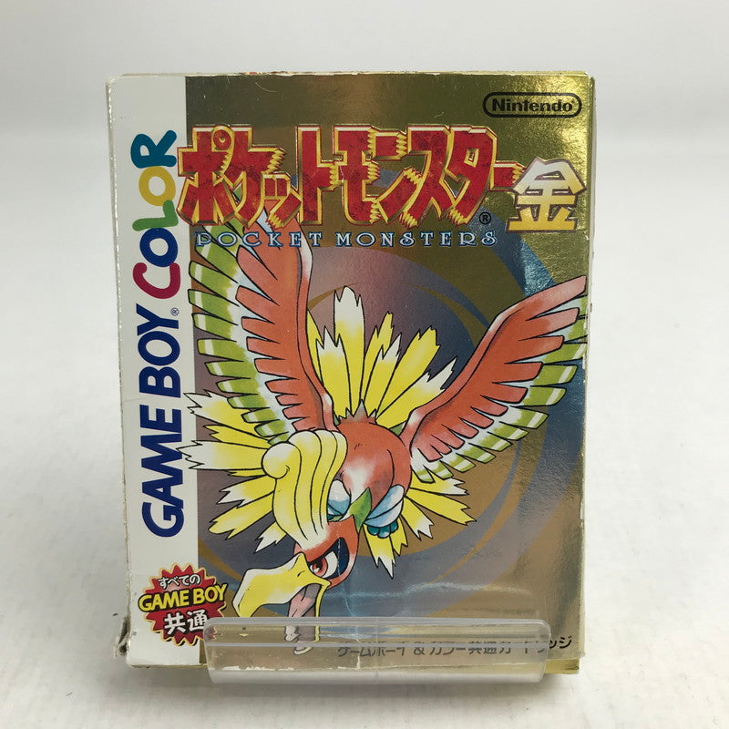 【中古品】 Nintendo GAMEBOY COLOR GBC ニンテンドー ゲームボーイ カラー ソフト ポケットモンスター 金 023-260823-mh-08-fuz 万代Net店