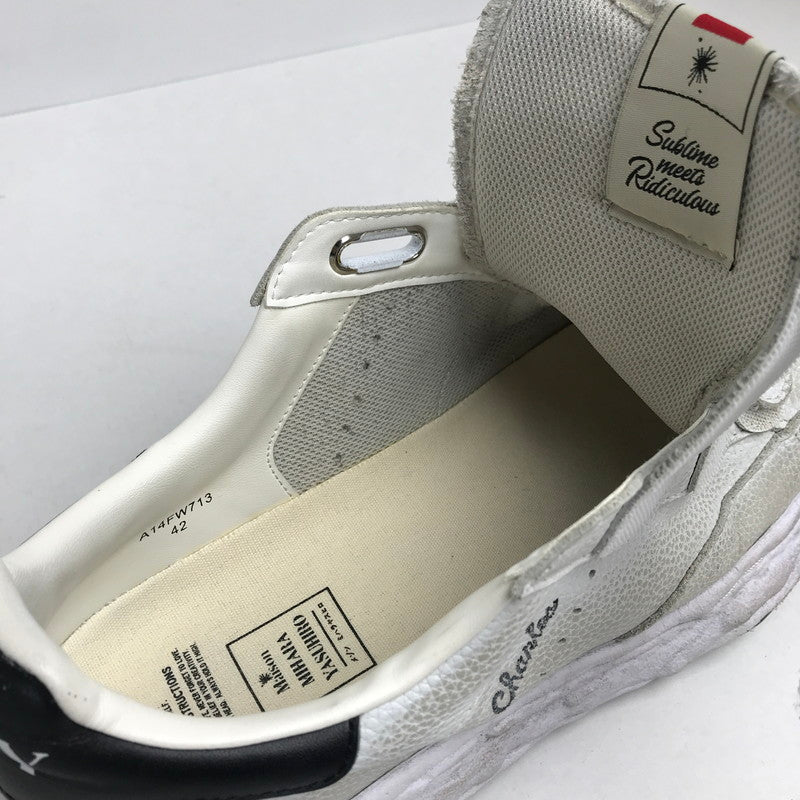 【中古品】【メンズ】 MIHARA YASUHIRO メゾンミハラヤスヒロ A14FW713 CHARLES カラー WHITE SIZE:42 スニーカー 靴 162-260731-ky-04-fuzh 万代Net店