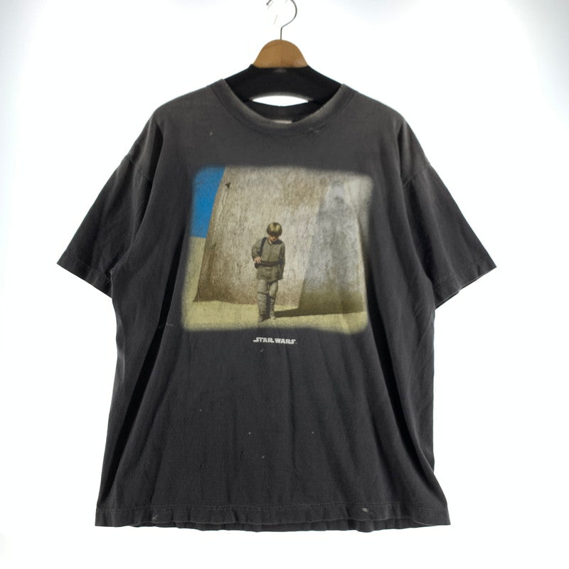 【中古品】【メンズ】 SAINT MICHAEL×STAR WARS セントマイケル×スターウォーズ 25SS TEE ダメージ加工 141-260731-ny-03-fuzh サイズ：L カラー：ブラック 万代Net店