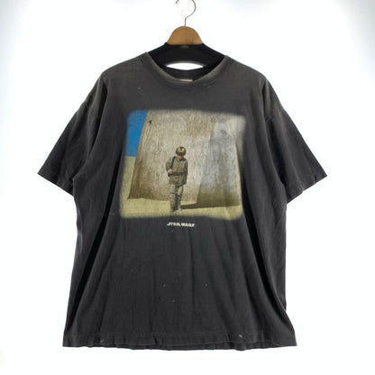 【中古品】【メンズ】 SAINT MICHAEL×STAR WARS セントマイケル×スターウォーズ 25SS TEE ダメージ加工 141-260731-ny-03-fuzh サイズ：L カラー：ブラック 万代Net店