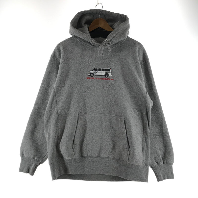 【中古品】【メンズ】 SAPEUR サプール 全国制覇記念 PARKER パーカー GRAY SIZE:L 142-260825-vt-08-fuzh 万代Net店