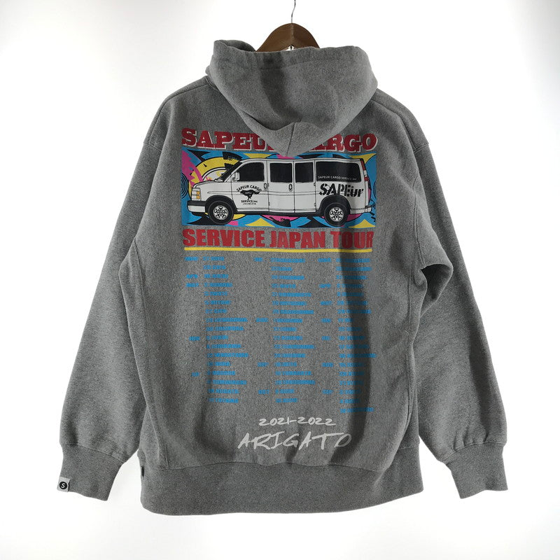 【中古品】【メンズ】 SAPEUR サプール 全国制覇記念 PARKER パーカー GRAY SIZE:L 142-260825-vt-08-fuzh 万代Net店