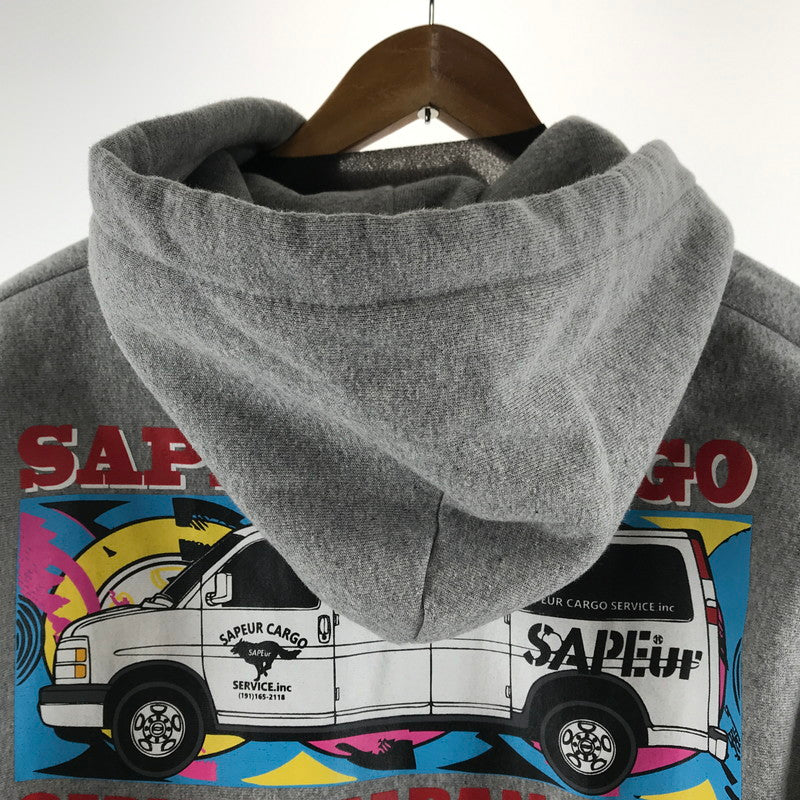 【中古品】【メンズ】 SAPEUR サプール 全国制覇記念 PARKER パーカー GRAY SIZE:L 142-260825-vt-08-fuzh 万代Net店