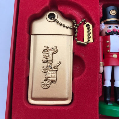 【中古品】【レディース】 COACH コーチ クリスマス オーナメント キーホルダー セット 箱付き 3点セット かわいい おしゃれ　※スレキズあり 183-260804-IO-10-fuzh 万代Net店