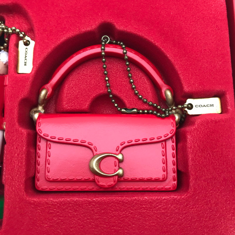 【中古品】【レディース】 COACH コーチ クリスマス オーナメント キーホルダー セット 箱付き 3点セット かわいい おしゃれ　※スレキズあり 183-260804-IO-10-fuzh 万代Net店