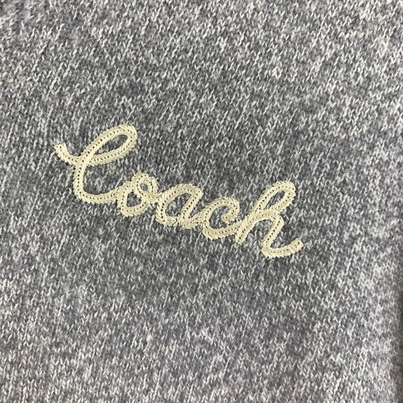【中古品】【レディース】 COACH コーチ CV469 V NECK SWEATER Vネック セーター GRAY SIZE:S 168-260815-io-02-fuzh カラー：グレー 万代Net店