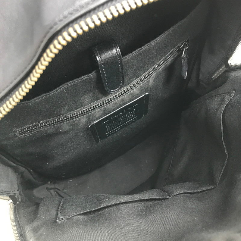 【中古品】【レディース】 COACH コーチ F78756 WEST SLIM BACKPACK IN SIGNATURE CANVAS LEATHER BLACK シグネチャー ※キズ・使用感有 カバン リュック バッグ 188-260731-io-27-fuzh 万代Net店