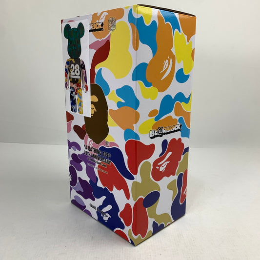 【中古美品】 未開封 BE@RBRICK ベアブリック 28TH ANNIVERSARY CAMO #4 400% フィギュア 055-260819-io-43-fuzh 万代Net店