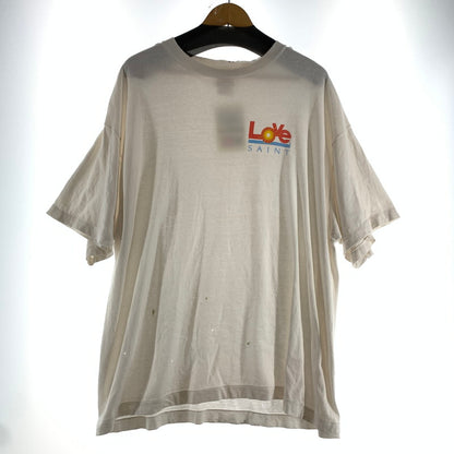 【中古品】【メンズ】 SAINT MICHAEL セントマイケル SM-HR8-0000-024 LOVE TEE 142-260731-ny-04-fuzh サイズ：XXL カラー：ホワイト 万代Net店