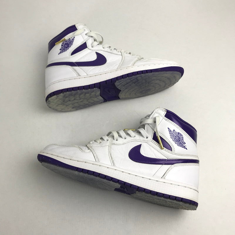 【中古品】【レディース】 NIKE ナイキ CD０46-151 WOMEN’S AIR JORDAN 1 HIGH OG "COURT PURPLE" ウィメンズ エア ジョーダン ワン ハイ オージー コートパープル カラー WHITE SIZE:26.5cm 160-260731-ky-01-fuzh 万代Net店