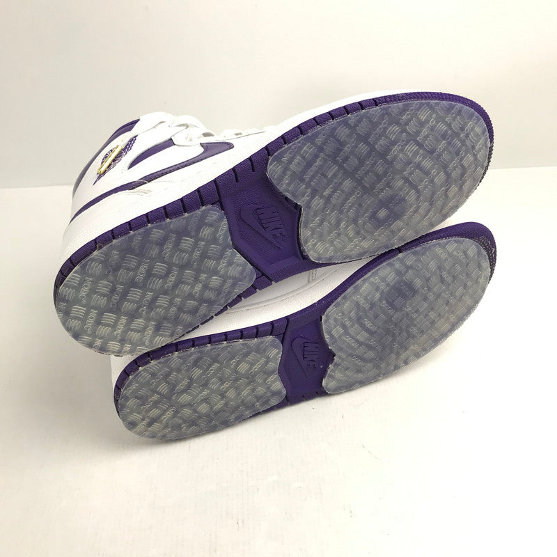 【中古品】【レディース】 NIKE ナイキ CD０46-151 WOMEN’S AIR JORDAN 1 HIGH OG "COURT PURPLE" ウィメンズ エア ジョーダン ワン ハイ オージー コートパープル カラー WHITE SIZE:26.5cm 160-260731-ky-01-fuzh 万代Net店
