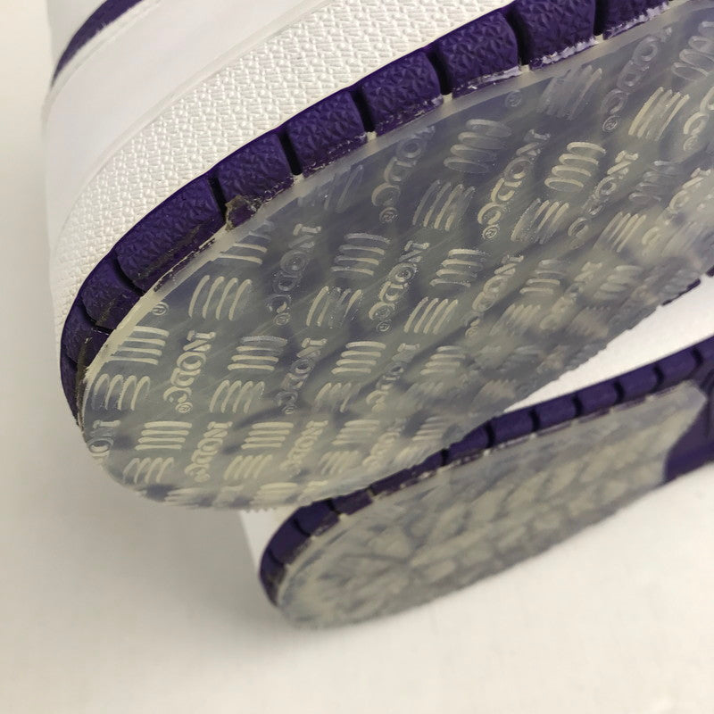 【中古品】【レディース】 NIKE ナイキ CD０46-151 WOMEN’S AIR JORDAN 1 HIGH OG "COURT PURPLE" ウィメンズ エア ジョーダン ワン ハイ オージー コートパープル カラー WHITE SIZE:26.5cm 160-260731-ky-01-fuzh 万代Net店