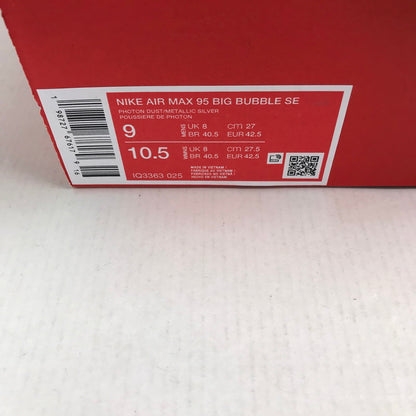 【中古品】【メンズ】 NIKE ナイキ IQ3363-025 AIR MAX 95 BIG BUBBLE "SEONGSU" エアマックス95 ビッグバブル カラー SILVER SIZE:27.0cm スニーカー 靴 160-260731-ky-02-fuzh 万代Net店