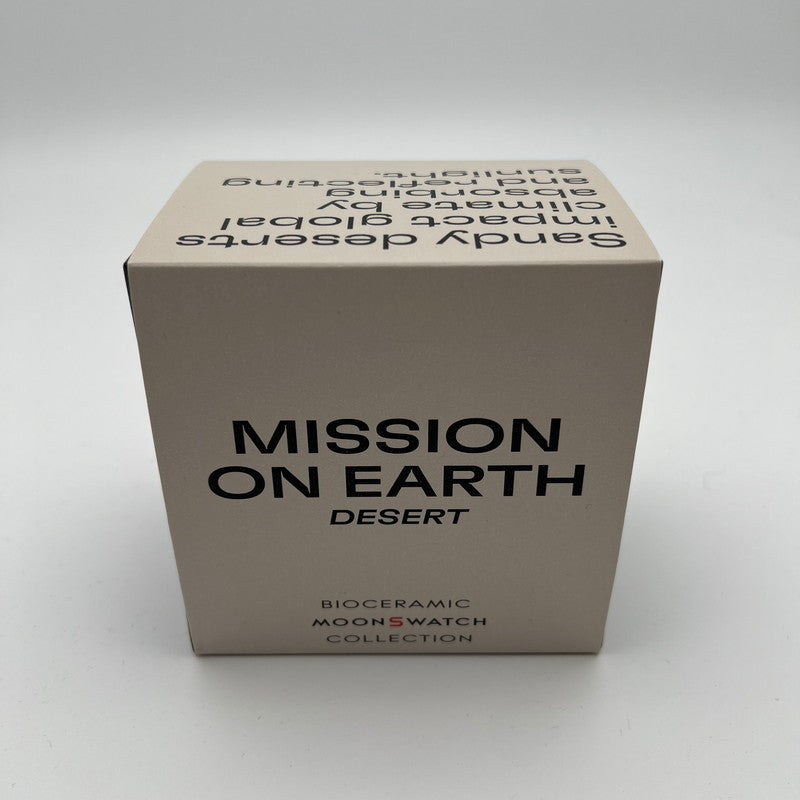 【中古品】【メンズ】 OMEGA×SWATCH オメガ ×スオッチ MISSION ON EARTH DESERT カラー グレージュ リストバリーズ 197-260802-ky-06-fuzh 万代Net店