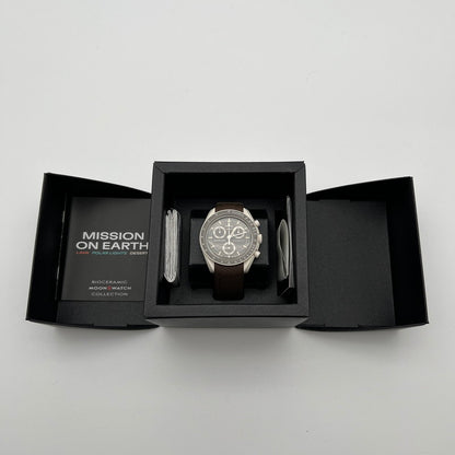 【中古品】【メンズ】 OMEGA×SWATCH オメガ ×スオッチ MISSION ON EARTH DESERT カラー グレージュ リストバリーズ 197-260802-ky-06-fuzh 万代Net店