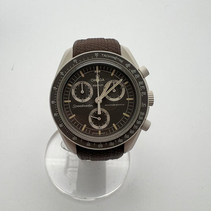 【中古品】【メンズ】 OMEGA×SWATCH オメガ ×スオッチ MISSION ON EARTH DESERT カラー グレージュ リストバリーズ 197-260802-ky-06-fuzh 万代Net店
