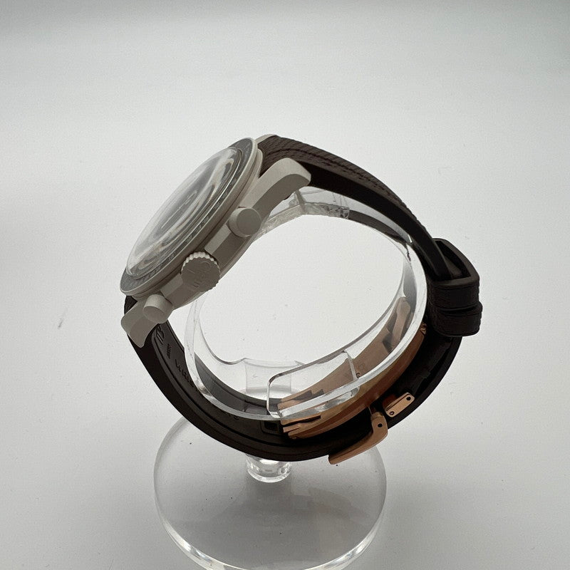 【中古品】【メンズ】 OMEGA×SWATCH オメガ ×スオッチ MISSION ON EARTH DESERT カラー グレージュ リストバリーズ 197-260802-ky-06-fuzh 万代Net店