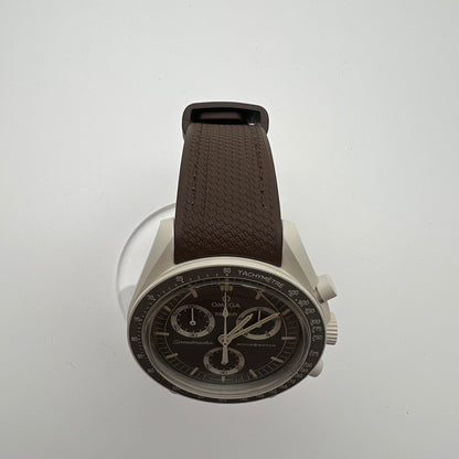 【中古品】【メンズ】 OMEGA×SWATCH オメガ ×スオッチ MISSION ON EARTH DESERT カラー グレージュ リストバリーズ 197-260802-ky-06-fuzh 万代Net店
