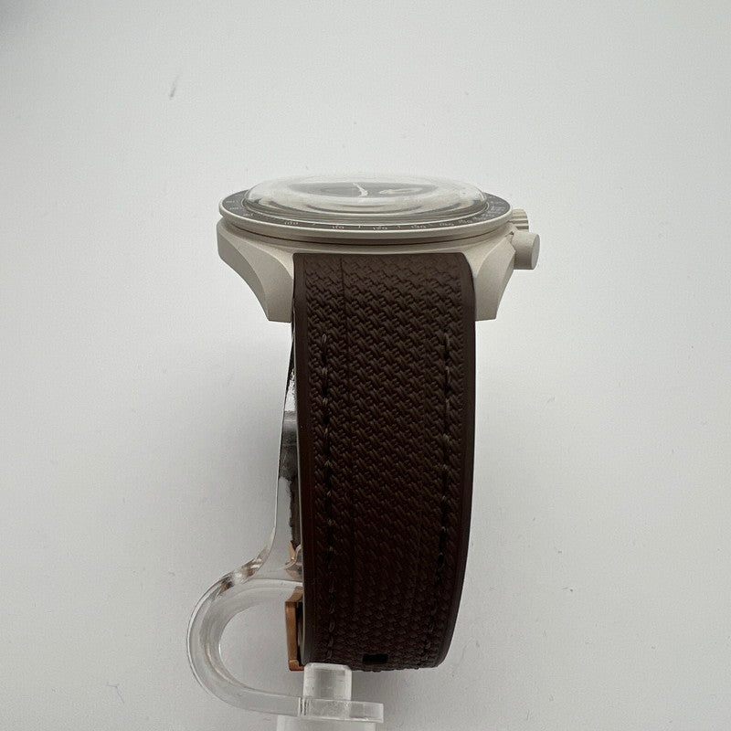 【中古品】【メンズ】 OMEGA×SWATCH オメガ ×スオッチ MISSION ON EARTH DESERT カラー グレージュ リストバリーズ 197-260802-ky-06-fuzh 万代Net店