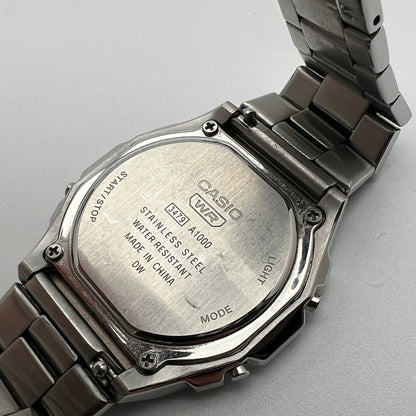 【中古品】【メンズ】 CASIO カシオ A1000DN7-JR CLASSIC PREMIUM カラー:シルバー ケース付属 時計 197-260802-ky-04-fuzh 万代Net店
