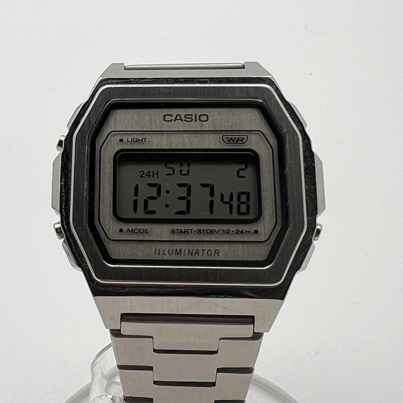 【中古品】【メンズ】 CASIO カシオ A1000DN7-JR CLASSIC PREMIUM カラー:シルバー ケース付属 時計 197-260802-ky-04-fuzh 万代Net店