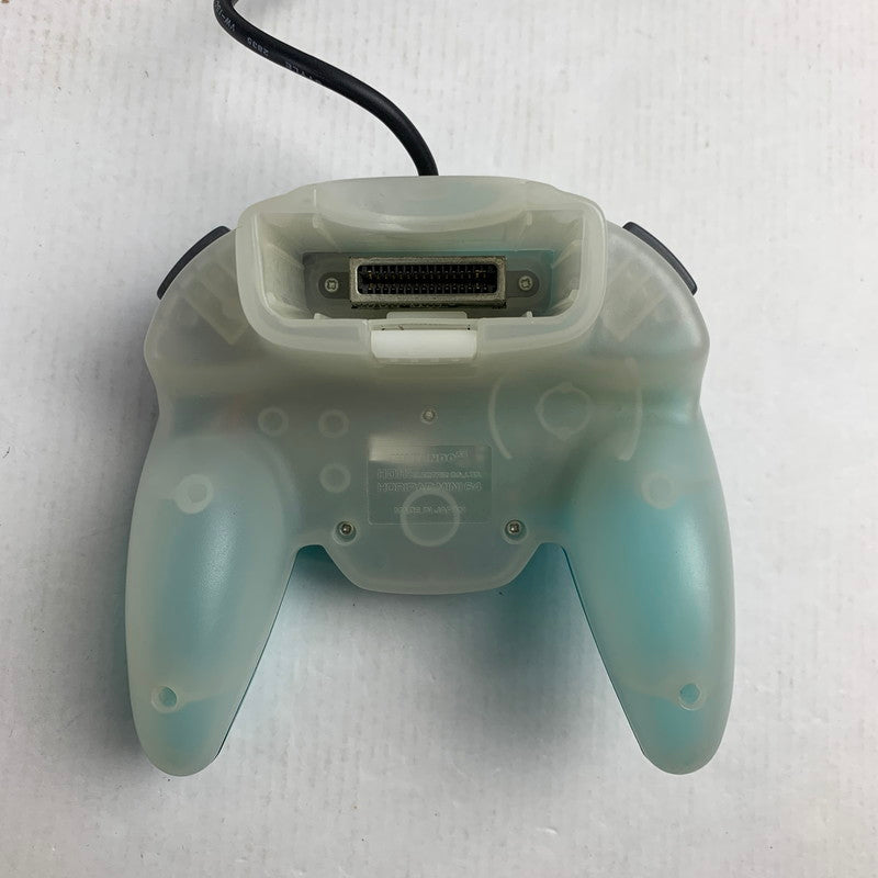 【中古美品】 HORI NINTENDO64 ホリ ニンテンドー 64 ホリパッドミニ64 小型 コントローラー オーシャンブルー (ETC) 024-260802-mh-01-fuz 万代Net店