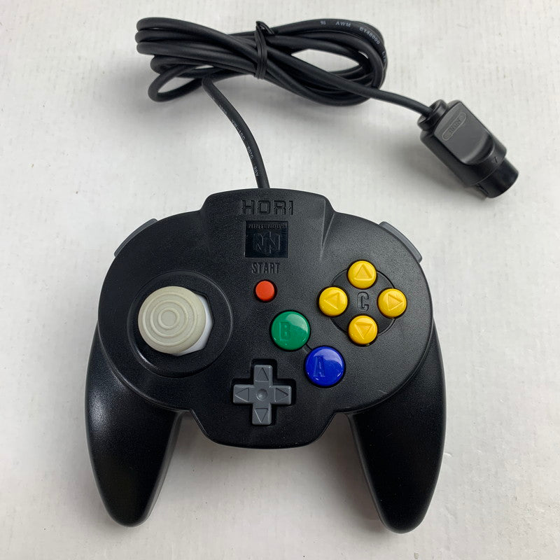 【中古美品】 HORI NINTENDO64 ホリ ニンテンドー 64 ホリパッドミニ64 小型 コントローラー ブラック (ETC) 024-260802-mh-02-fuz 万代Net店