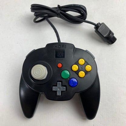 【中古美品】 HORI NINTENDO64 ホリ ニンテンドー 64 ホリパッドミニ64 小型 コントローラー ブラック (ETC) 024-260802-mh-02-fuz 万代Net店