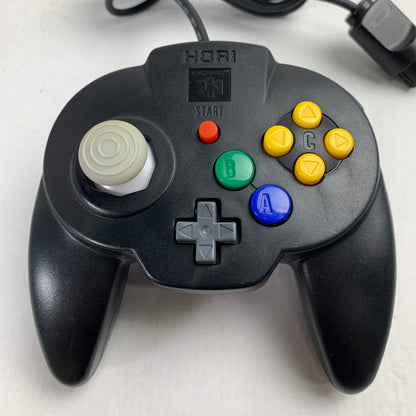 【中古美品】 HORI NINTENDO64 ホリ ニンテンドー 64 ホリパッドミニ64 小型 コントローラー ブラック (ETC) 024-260802-mh-02-fuz 万代Net店