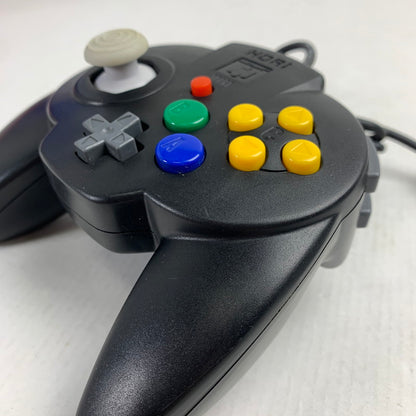 【中古美品】 HORI NINTENDO64 ホリ ニンテンドー 64 ホリパッドミニ64 小型 コントローラー ブラック (ETC) 024-260802-mh-02-fuz 万代Net店