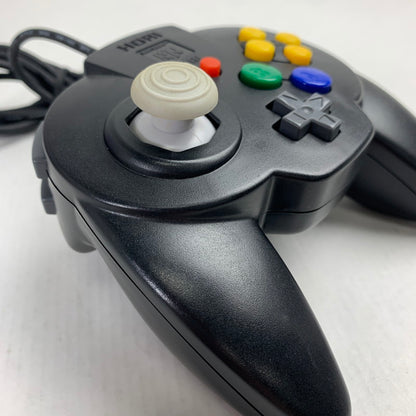 【中古美品】 HORI NINTENDO64 ホリ ニンテンドー 64 ホリパッドミニ64 小型 コントローラー ブラック (ETC) 024-260802-mh-02-fuz 万代Net店