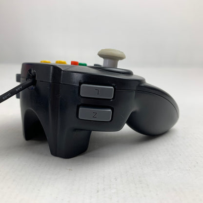 【中古美品】 HORI NINTENDO64 ホリ ニンテンドー 64 ホリパッドミニ64 小型 コントローラー ブラック (ETC) 024-260802-mh-02-fuz 万代Net店