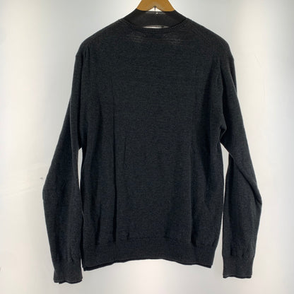 【中古品】【メンズ】 BURBERRY BLACK LABEL バーバリーブラックレーベル ニット GRY SIZE:３ ※品質タグ取れかかっている・使用感あり 141-260920-io-30-fuzh カラー：グレー 万代Net店