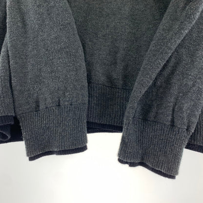 【中古品】【メンズ】 BURBERRY BLACK LABEL バーバリーブラックレーベル ニット GRY SIZE:３ ※品質タグ取れかかっている・使用感あり 141-260920-io-30-fuzh カラー：グレー 万代Net店