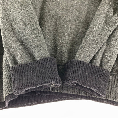 【中古品】【メンズ】 BURBERRY BLACK LABEL バーバリーブラックレーベル ニット GRY SIZE:３ ※品質タグ取れかかっている・使用感あり 141-260920-io-30-fuzh カラー：グレー 万代Net店