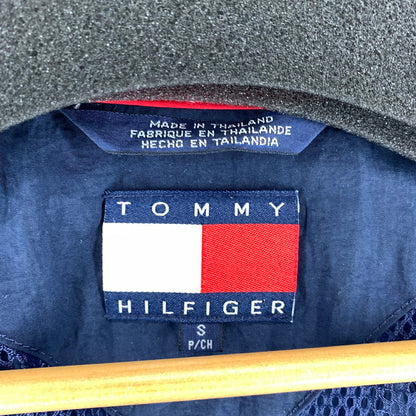 【中古品】【メンズ】 TOMMY HILFIGER トミーヒルフィガー ナイロン ジャケット アウター コート 古着 147-261009-mh-03-fuzh サイズ：S カラー：ネイビー 万代Net店