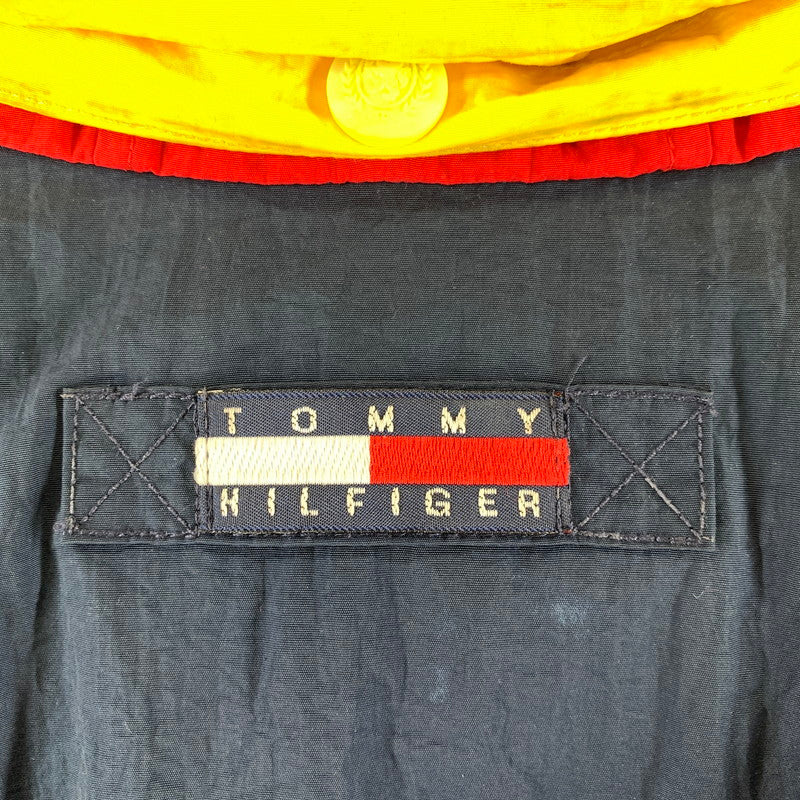 【中古品】【メンズ】 TOMMY HILFIGER トミーヒルフィガー ナイロン ジャケット アウター コート 古着 147-261009-mh-03-fuzh サイズ：S カラー：ネイビー 万代Net店